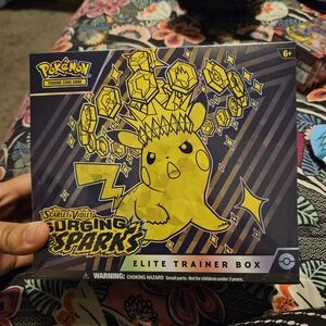 Pokémon Scarlet & Violet Surging Sparks Elite Trainer Box - Brand New Sealed Box